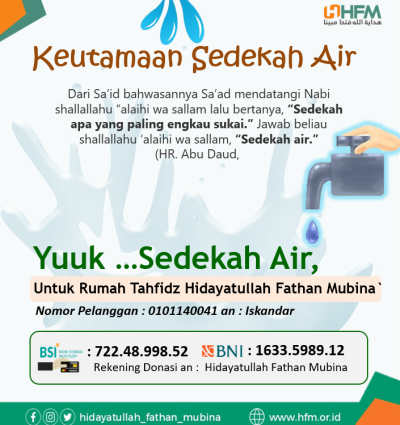 sedekah air