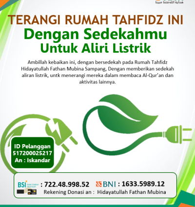 sedekah aliran listrik